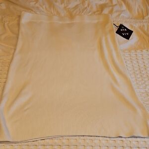 Ava & Viv Soft Cream Knit Skirt